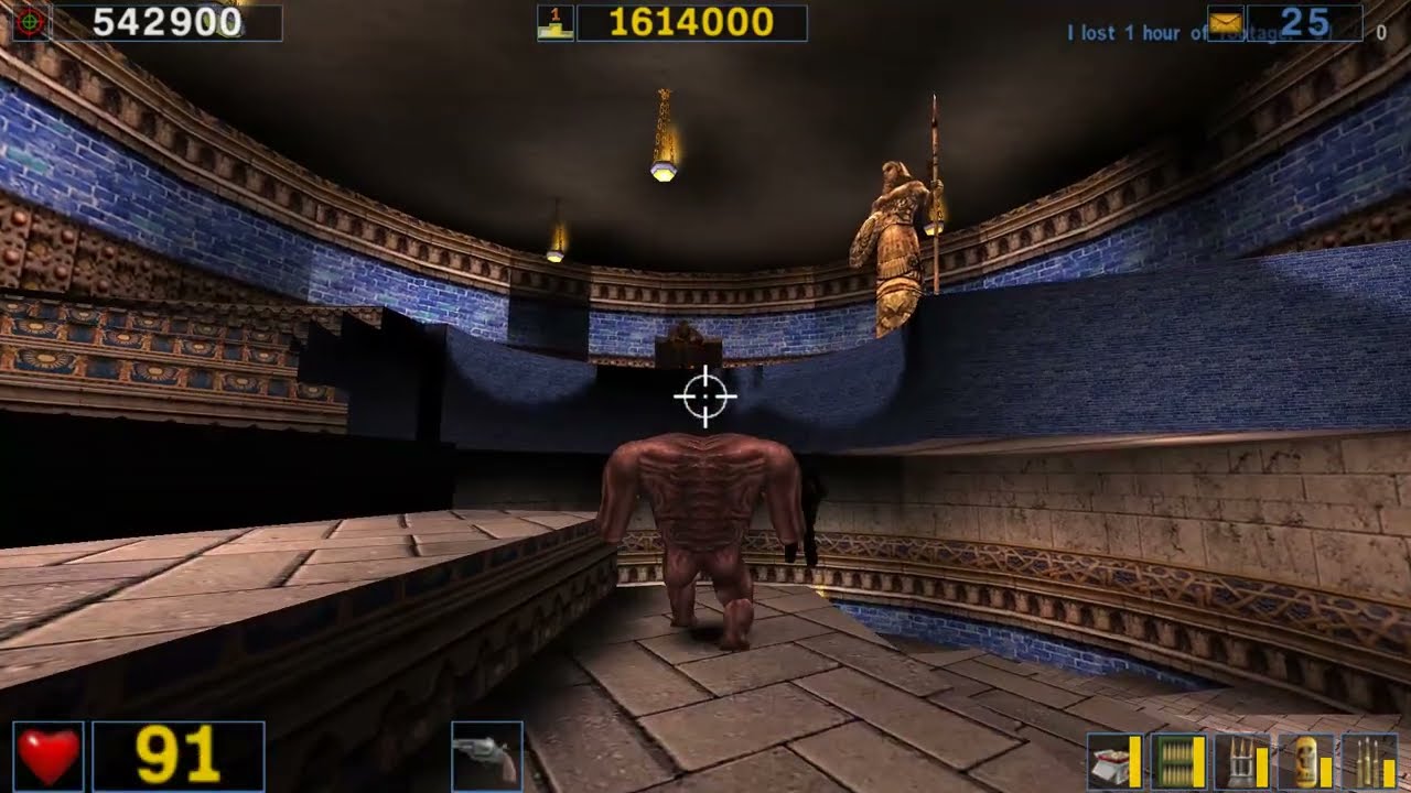 Serious Sam The Second Encounter - Ancience East (custom map) - Playthrough