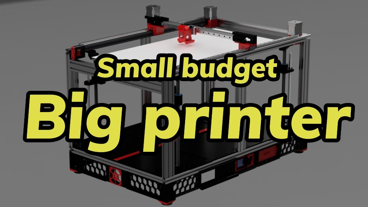 The RIFF 600/900 3D printer 1 - design and frame