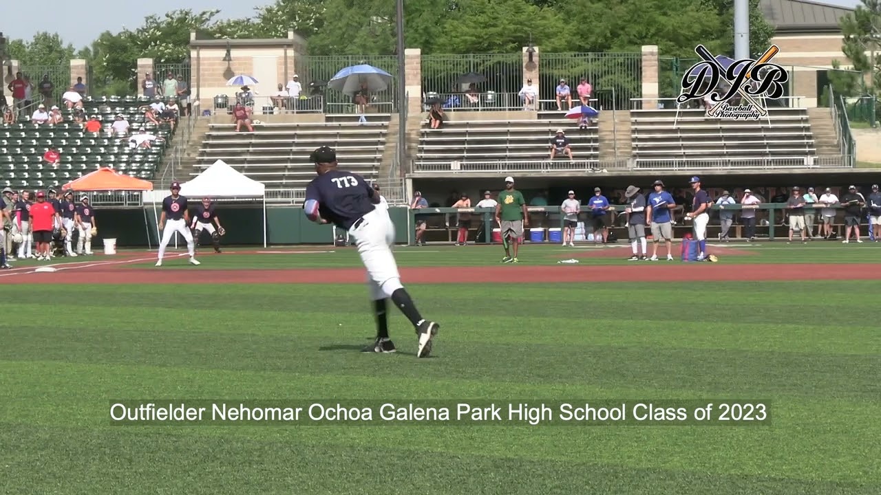 Outfielder Nehomar Ochoa Galena Park High School Class of 2023