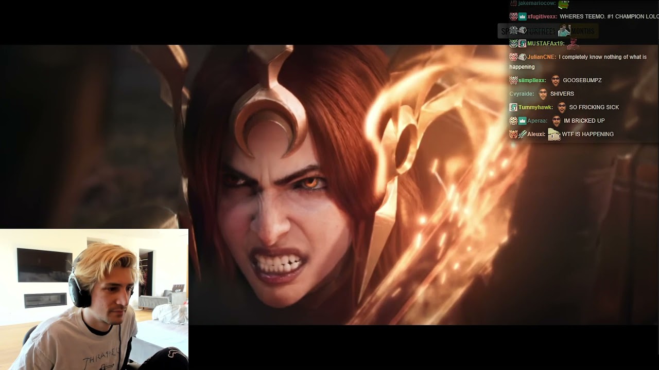 xQc Reacts to The Call | Season 2022 Cinematic - League of Legends