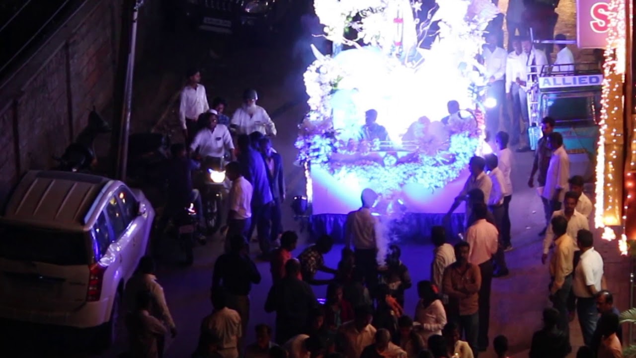 Procession of St. Lourd Mary's feast¦ St. Philomenas church| Mysore