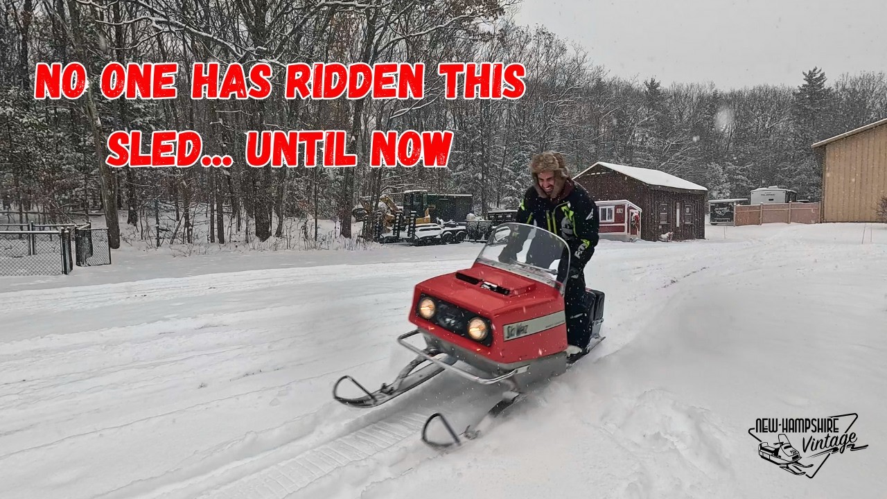 This Ski Whiz Was Found In A Dealership Warehouse. Never Been Ridden... Until Now!
