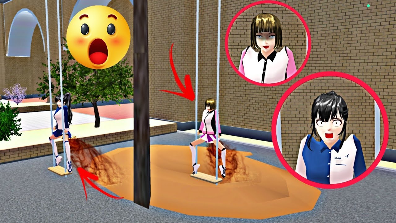SAKURA & AMI FUJITSU MENCRET DI AYUNAN SAMPAI BANJIR || SAKURA SCHOOL SIMULATOR