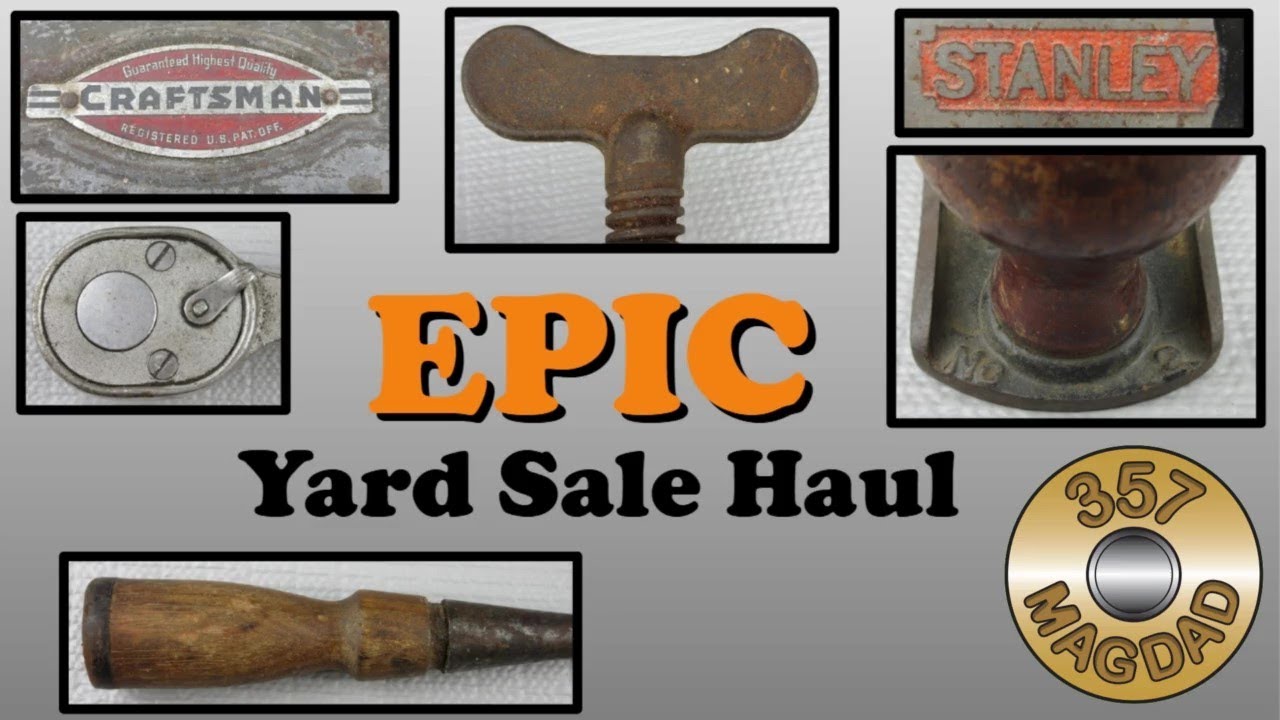 Vintage Hand Tool Yard Sale Haul (Craftsman, Stanley and more)