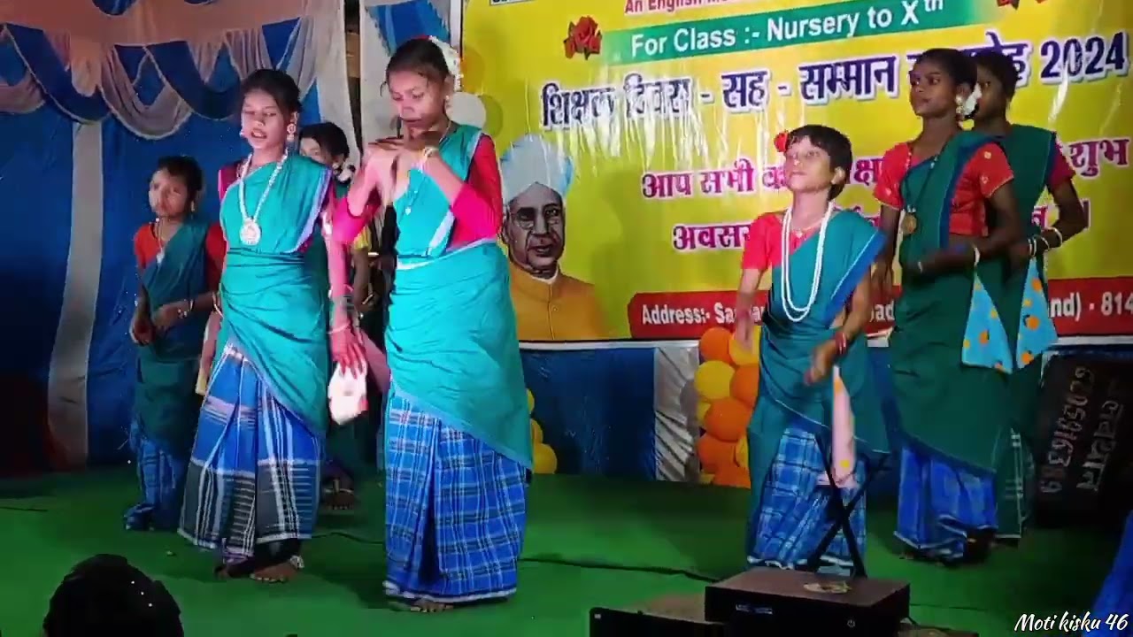Gyan Alok public school godda Neha kisku 5. Setambor ka Santali video 2024