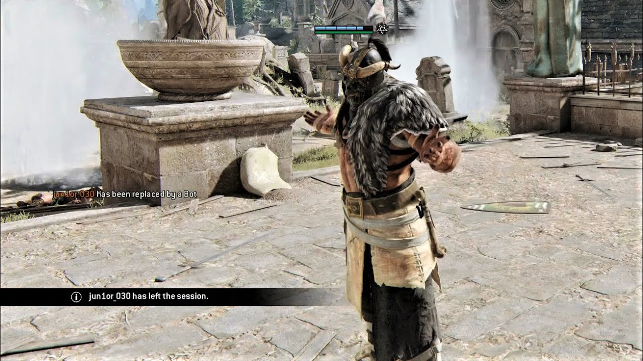 [For Honor] He just gave up..