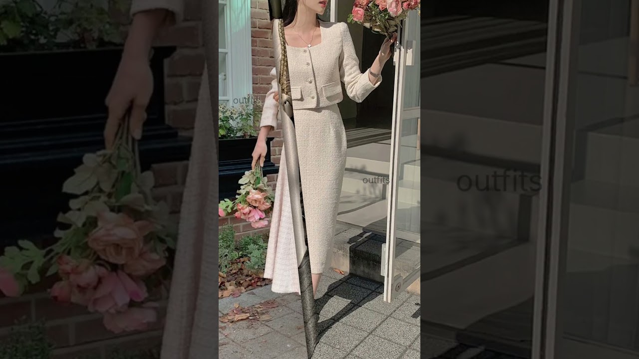 Tweed dress #fashion #shortvideo #outfit