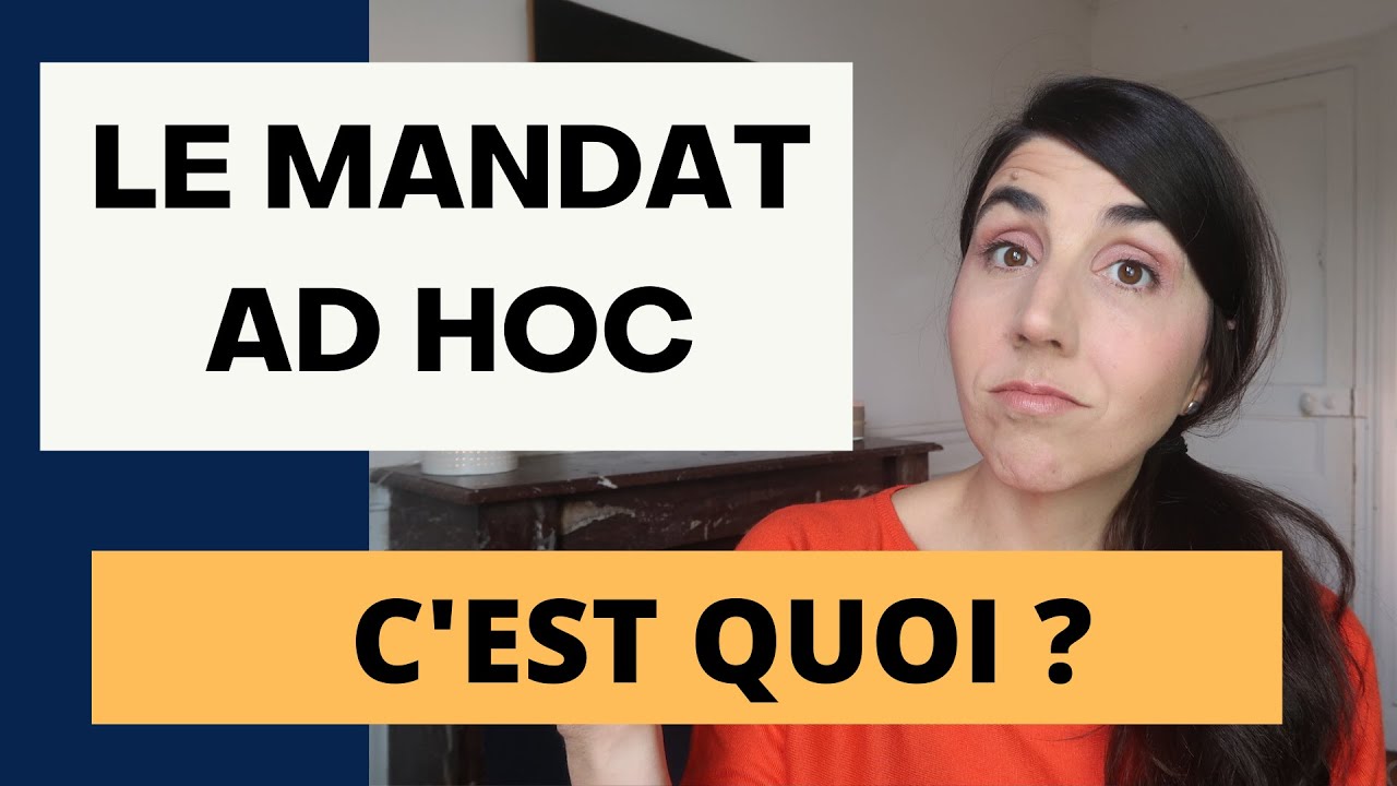 LE MANDAT AD HOC POUR LES ENTREPRISES EN DIFFICULTES, C'EST QUOI?