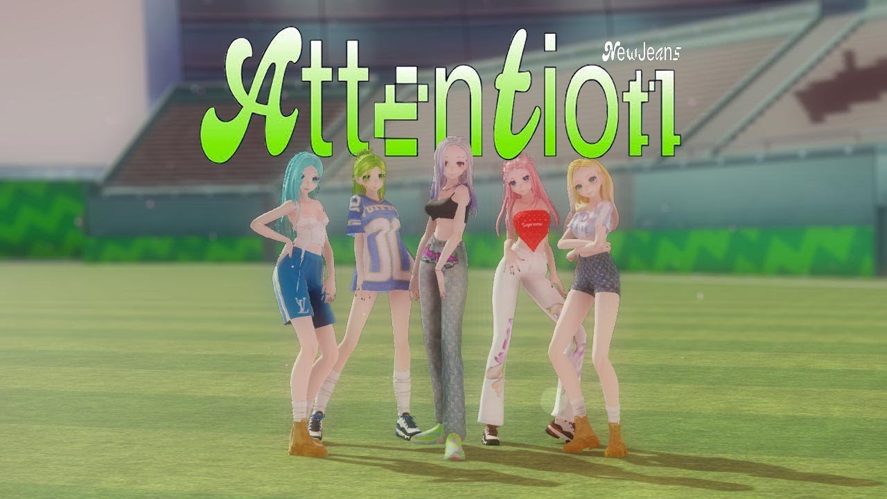 [MMD/5p version] Attention - NewJeans (뉴진스) [Fixed Camera]
