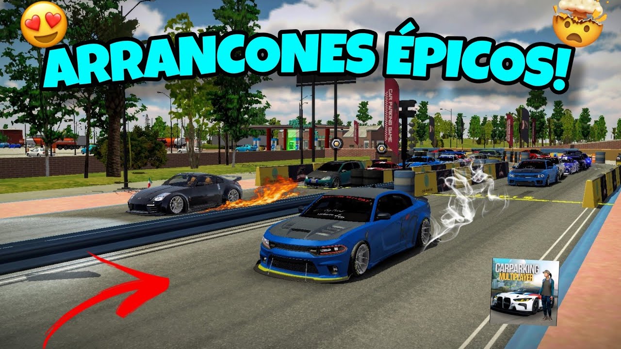 FUI A LOS ARRANCONES EN MI 350z Y FUERON AUTOS INCREÍBLES 🤯🔥 | Car Parking Multiplayer 