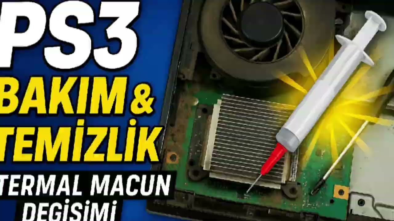 PS3 Super Slim Termal Macun Değişimi ve Temizlik 🛠️ Konsol Bakım Rehberi #playstation #ps3 #ps 