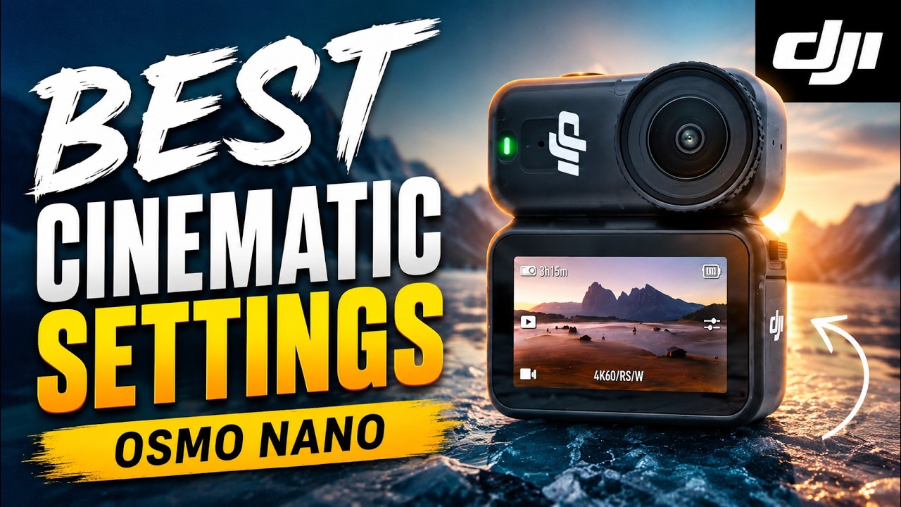 Настройки DJI Osmo Nano Cinematic — от новичка до профессионала