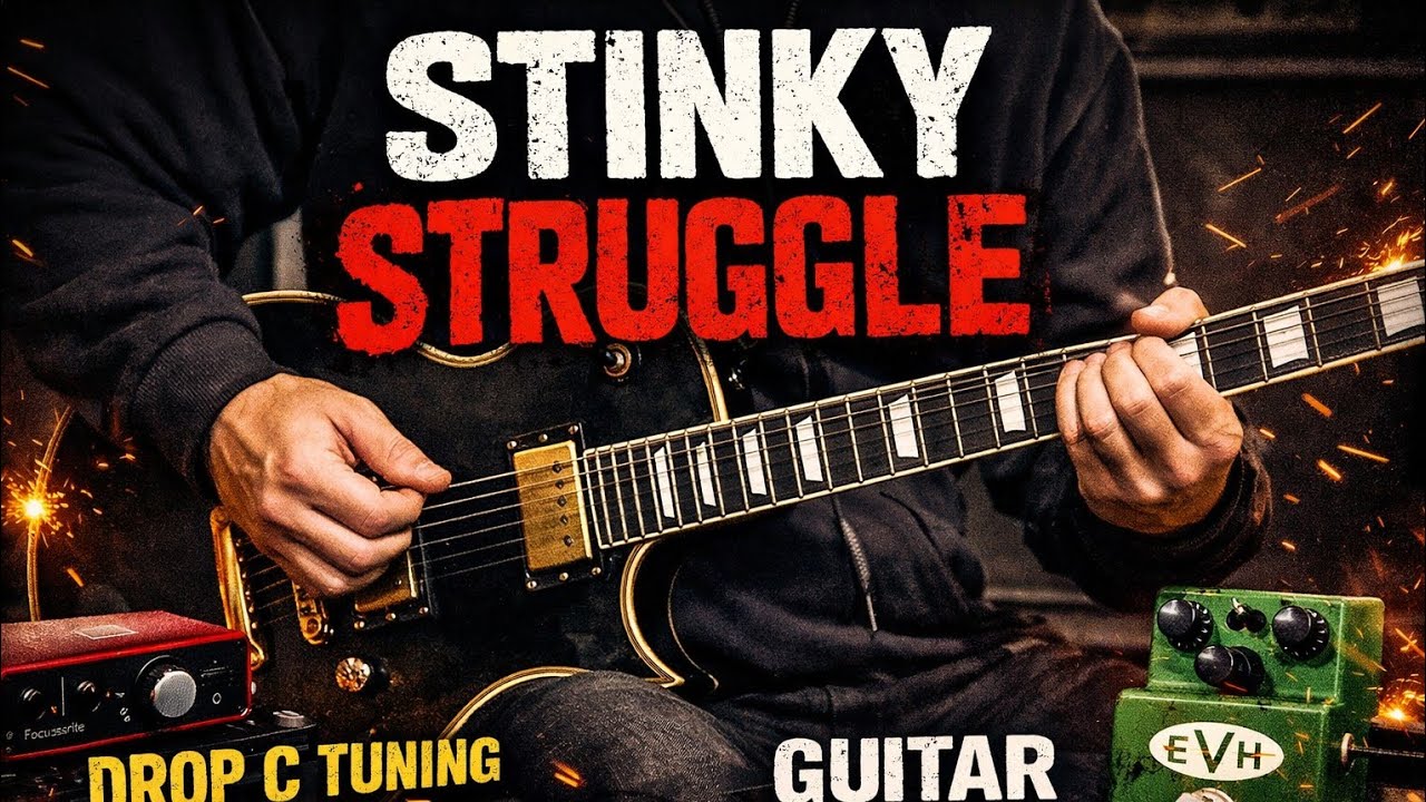 STINKY – STRUGGLE (Guitar Cover) | Drop C | ESP LTD EC-1000 Vintage Black Deluxe