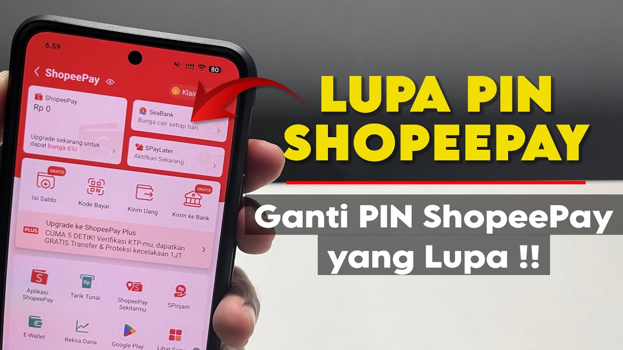 Cara Mengatasi Lupa PIN ShopeePay || Ganti PIN ShopeePay yang Lupa
