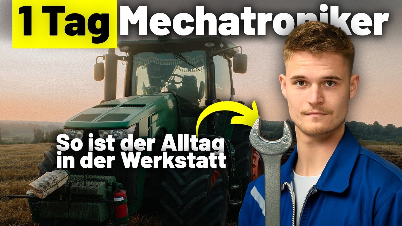 Teure Maschinen, krasser Job – 1 Tag als Land- & Baumaschinenmechatroniker