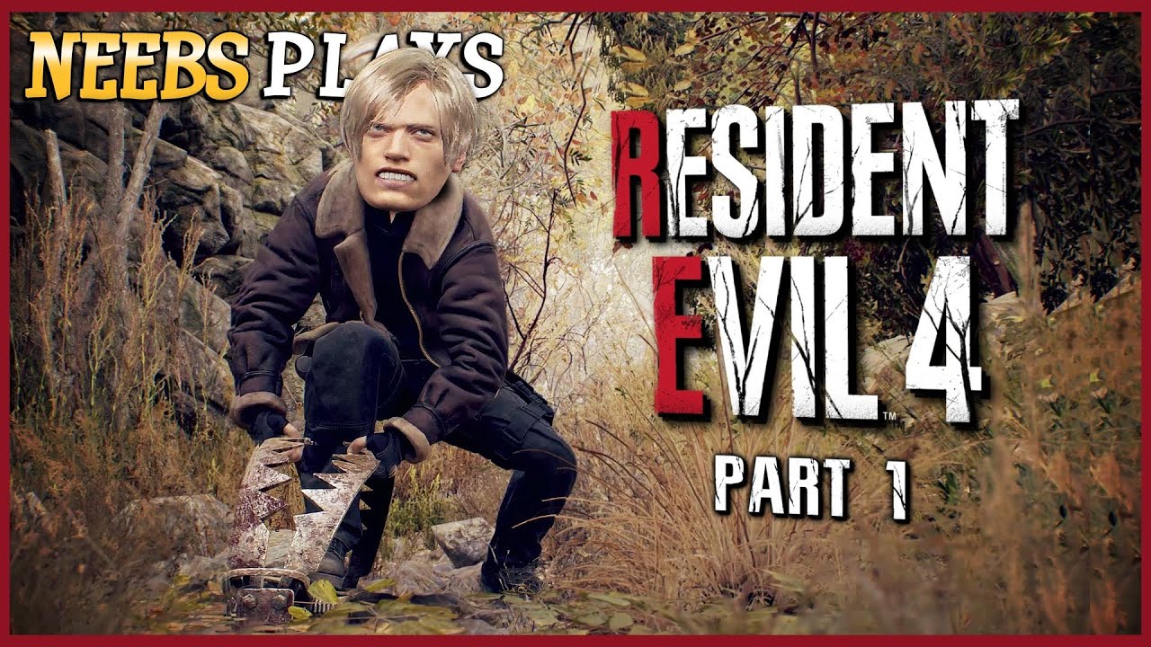 His first time playing Resident Evil 4!
