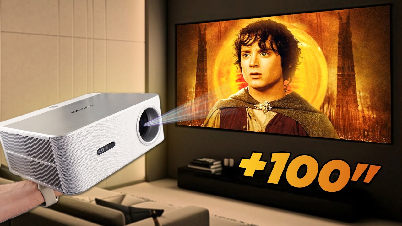 De CINE!! As&iacute; DISFRUTO las PELIS en un PROYECTOR BARATO 👉 Oscal PV800 PRO