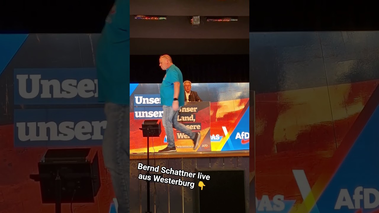 Bernd Schattner live aus Westerburg