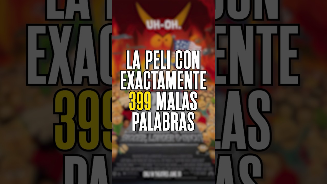 Esta pel&iacute;cula tiene exactamente 399 malas palabras 🎬 #Datazo