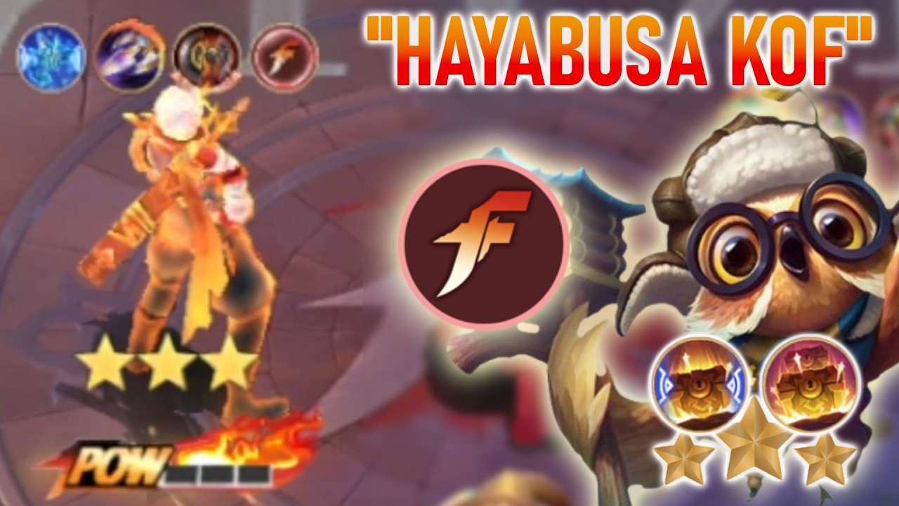 COMMANDER DIGGIE HYPER HAYABUSA KOF !!!COMBO PUSH RANK TERKUAT DI MAGIC CHESS GOGO