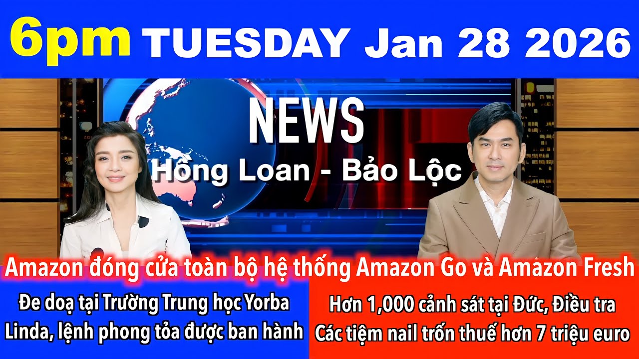 🇺🇸Jan 28, 2026 Hơn 1,000 cảnh sát tại Đức, điều tra chuỗi tiệm Nails trốn thuế hơn 7 triệu euro