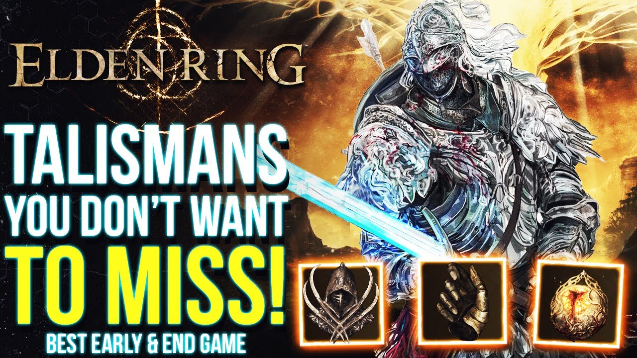 Elden Ring - 7 Of The Best END-GAME TALISMANS Will Make You Way More Powerful | Elden Ring Tips