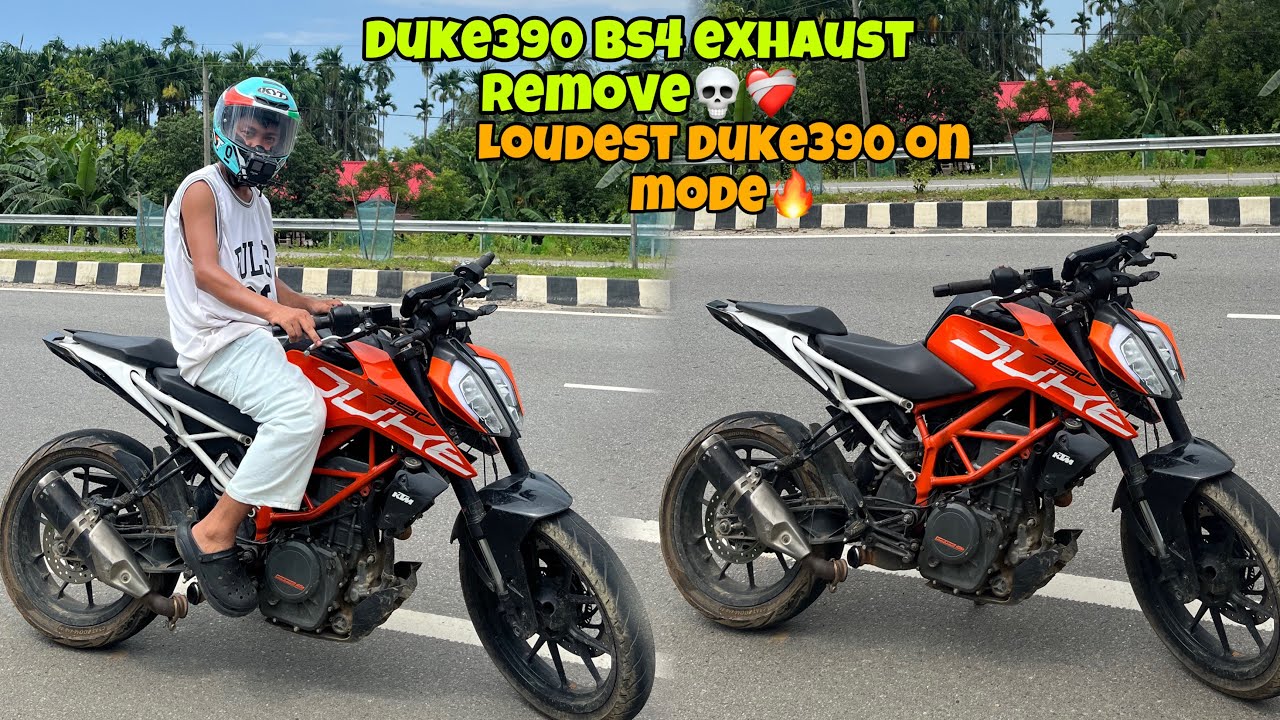 DUKE390 BS4 FULL THROTTLE 🔥 | Duke390 bs4 exhaust remove on mode💀🔥 | THE BIKER EMO