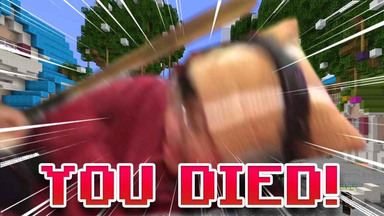 Minecraft, But If I DIE I Get SMACKED in the Back of The Head