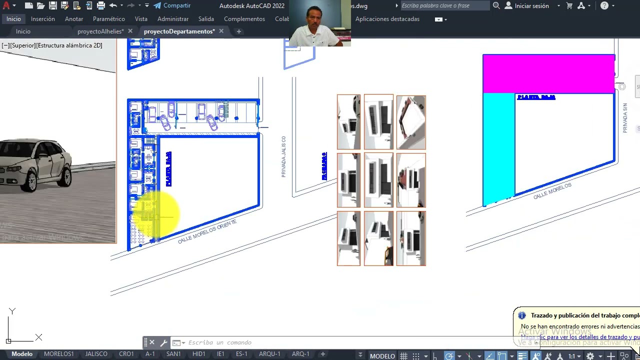 Plano de 16 Departamentos para 10x70 M. en 2 Niveles