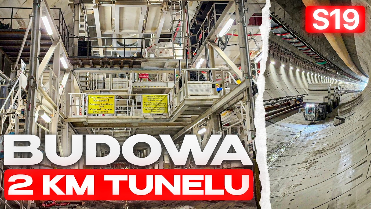 Niesamowita budowa ViaCarpatia w Polsce. Om&oacute;wienie 2 km tunelu w ciągu drogi S19
