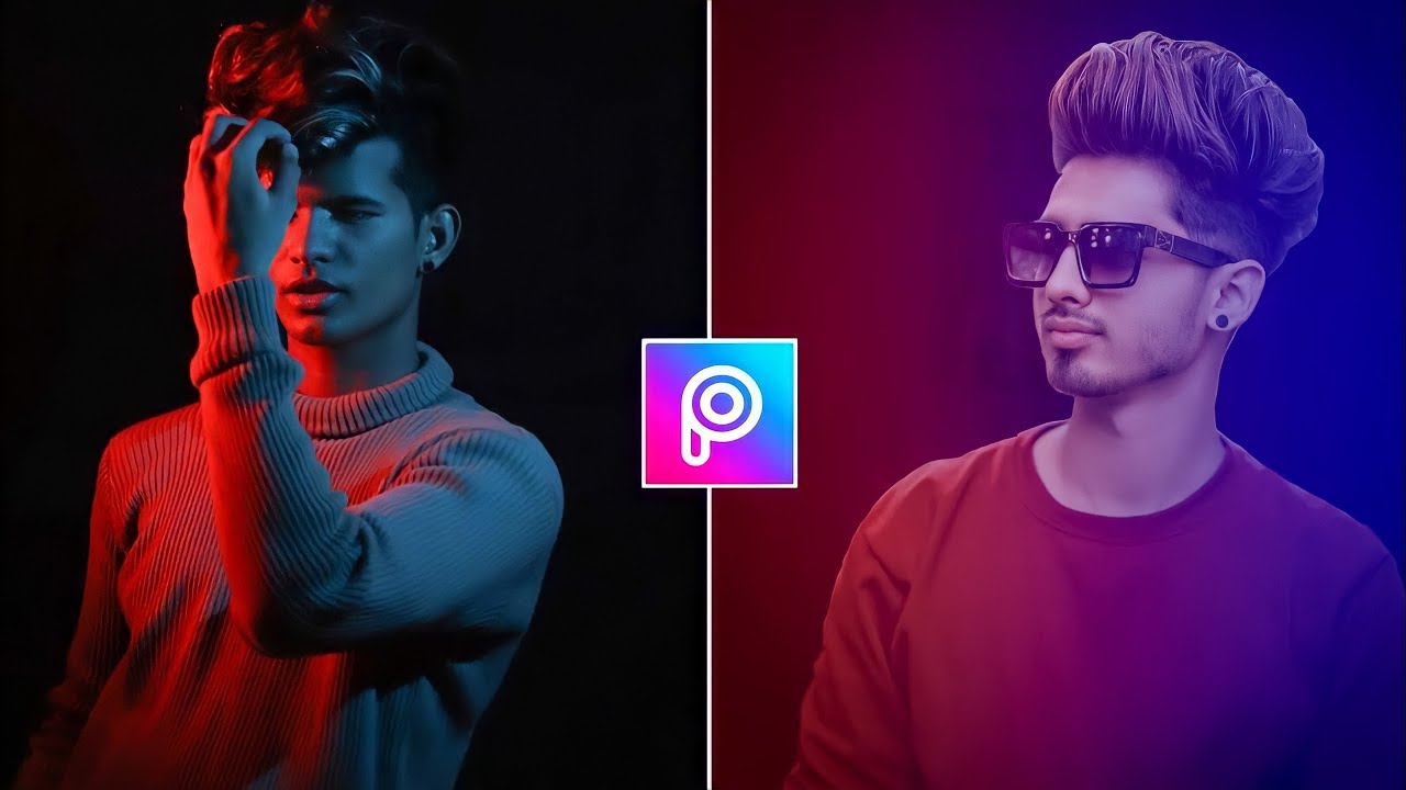 PicsArt Dual Tone photo Editing 🔥|| PicsArt dark tone effect|| colour light effect