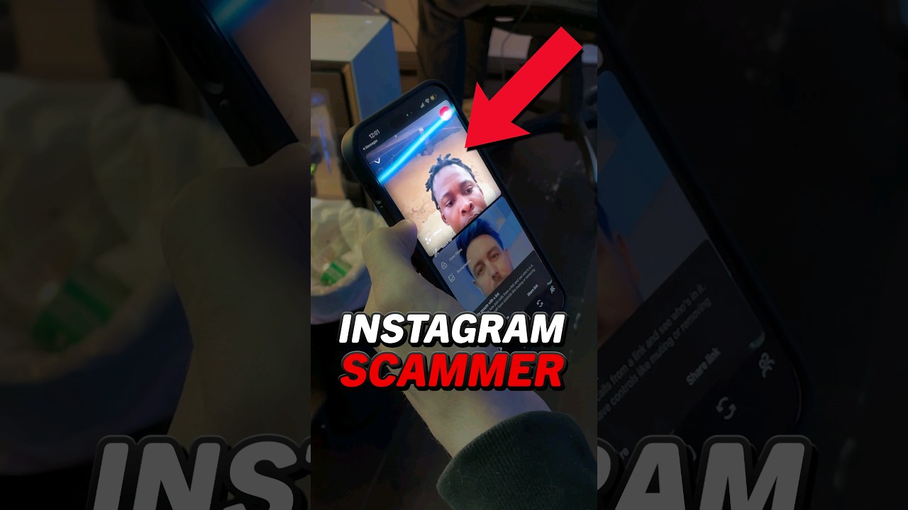 Calling a slimy IG Scammer