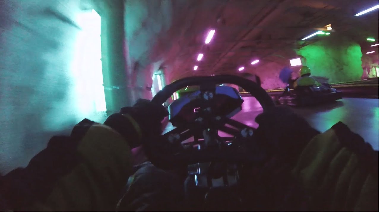 Go-kart racing underground