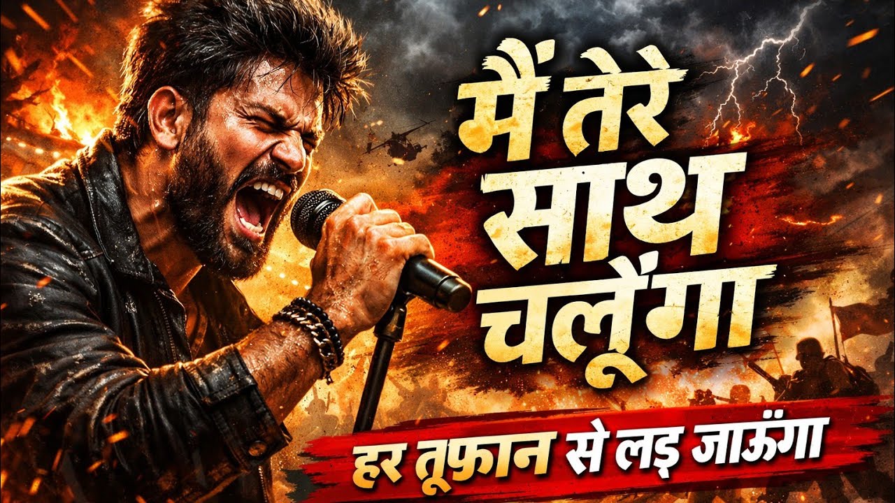 मैं तेरे साथ साथ साथ चलूँगा 🔥 | Har Toofan Se Lad Jaunga | Emotional Aggressive Song 2026