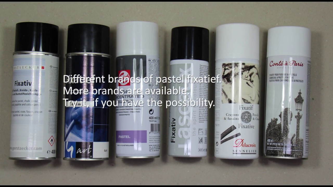 Pastel fixative