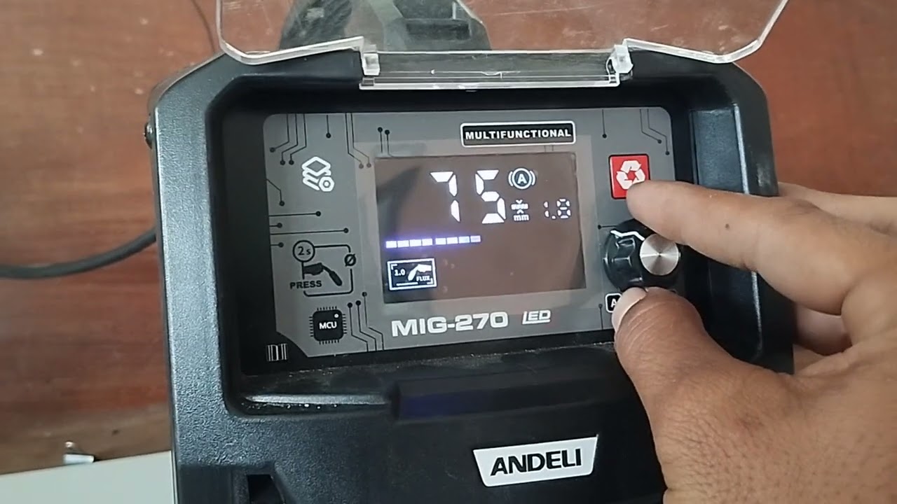 แนะนำตู้เชื่อมmig270E led andeli #andeli #welder #welding #migmax