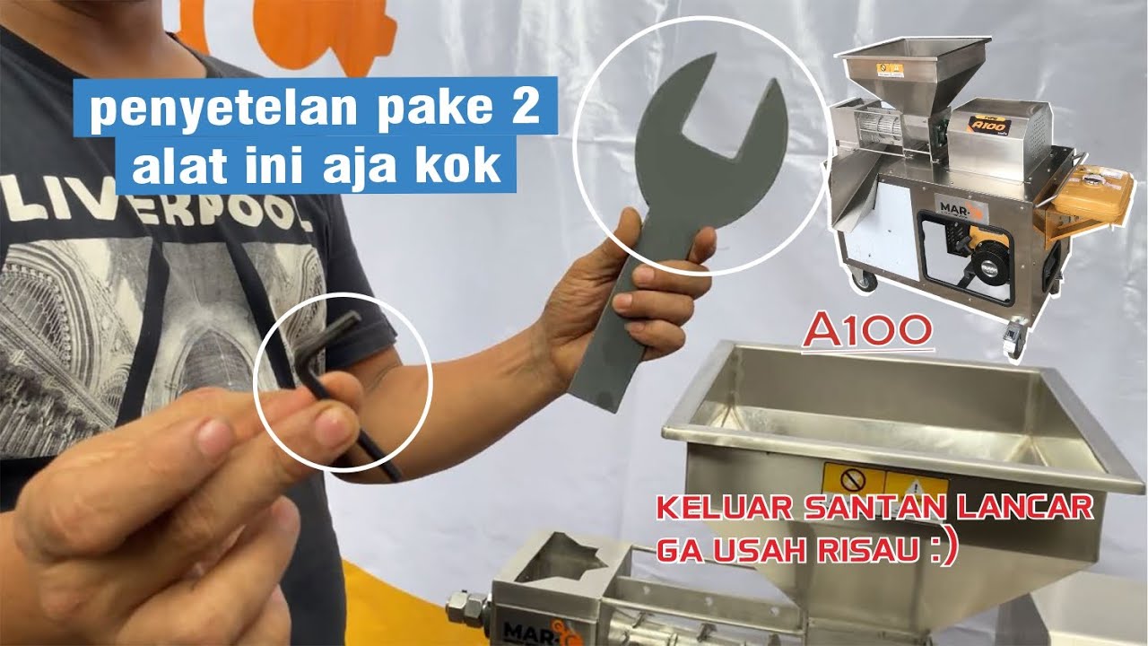Mesin Peras Santan | Penyetelan Type A100 | Inpirasi Usaha