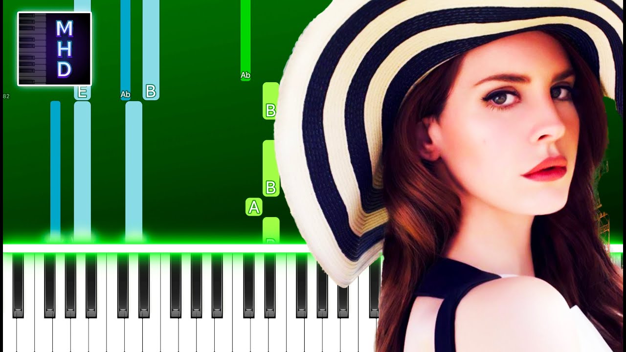 Lana Del Rey - Mariners Apartment Complex (Piano Tutorial Easy)