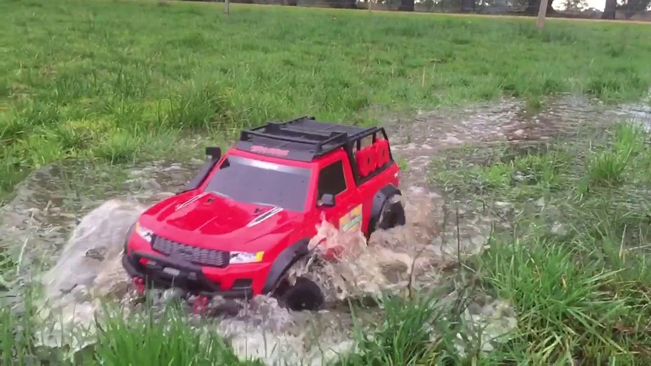 Traxxas trx4 sport water proof test