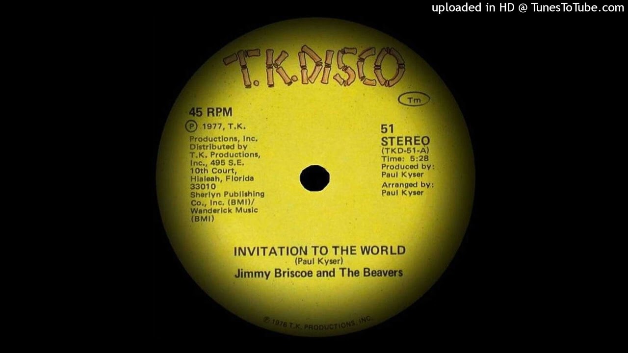 Jimmy Briscoe And The Beavers &lrm;&ndash; Invitation To The World (1977)