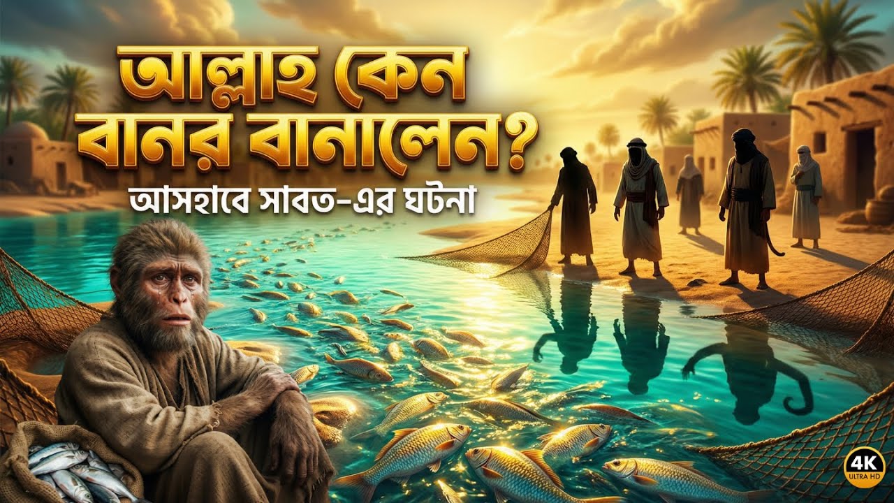 আল্লাহ কেন এক কওমকে বানর বানিয়েছিলেন? | আসহাবে সাবত-এর ঘটনা