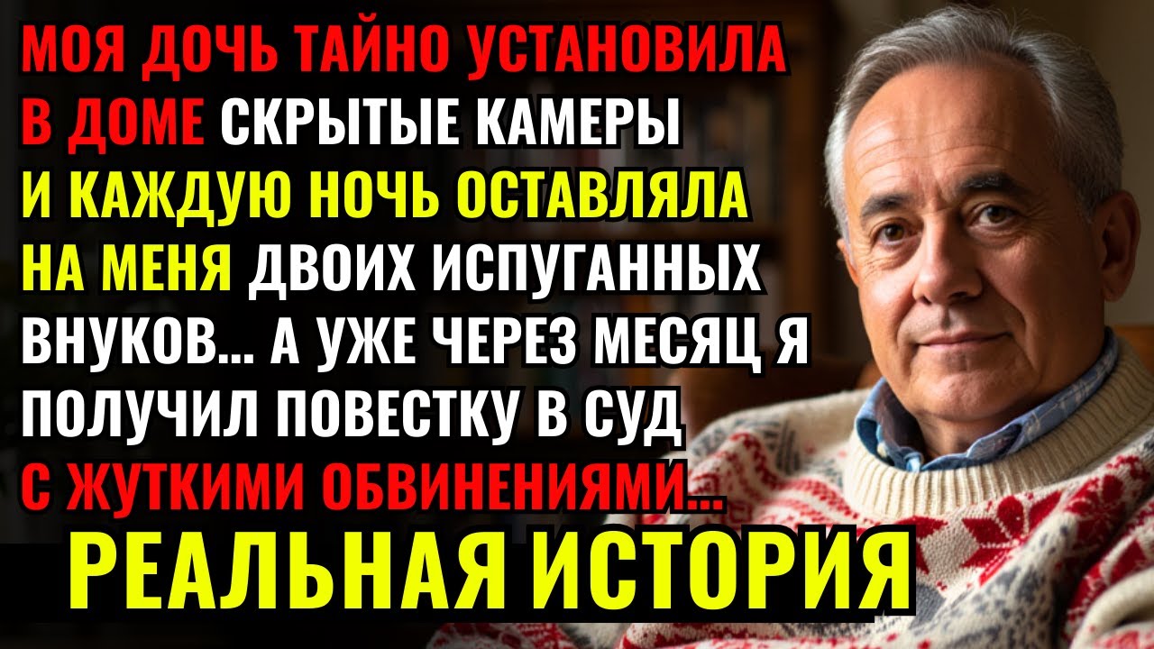 Моя дочь ТАЙНО УСТАНОВИЛА КАМЕРЫ и каждую ночь оставляла мне внуков. Вскоре Я ПОЛУЧИЛ повестку в суд