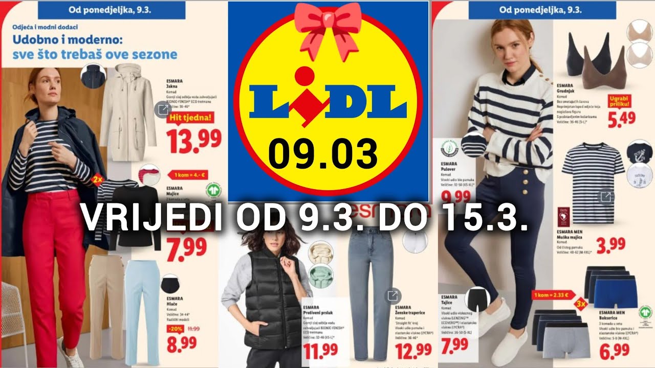 ✨ LIDL Lidlova Promocija Tjedna 09.03 do 15.03 ✨ Kuhinja Tekstil - Dekoracija Parkside #lidlhrvaska
