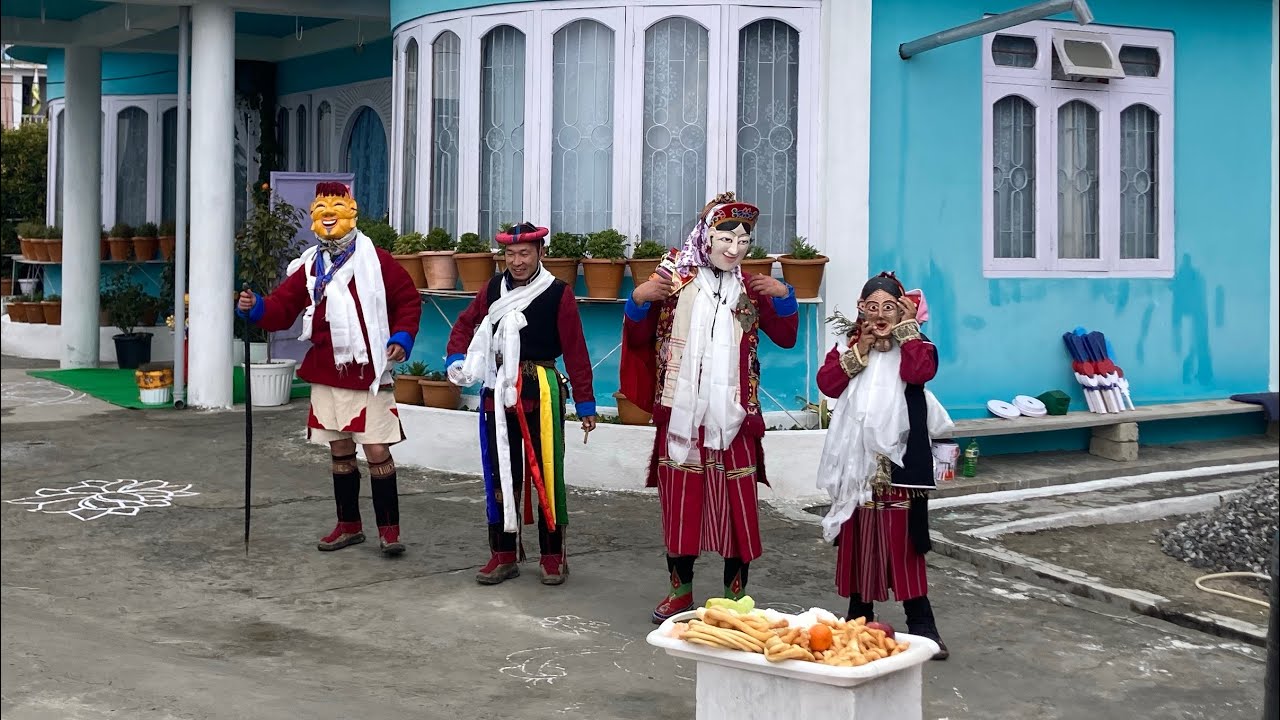 Losar Vlog🎀 Losar Day 2 💫 Losar In Tawang✨ Mask Dance Tawang