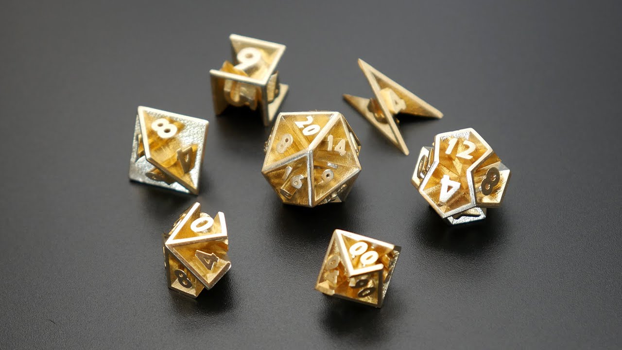 Minimum Dice Set in Brass