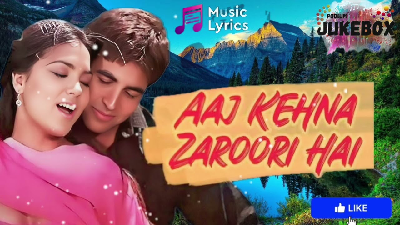 Aaj Kahena Jaruri Hai (Audio jukebox)#gana #hindisong #music #90s #songs 