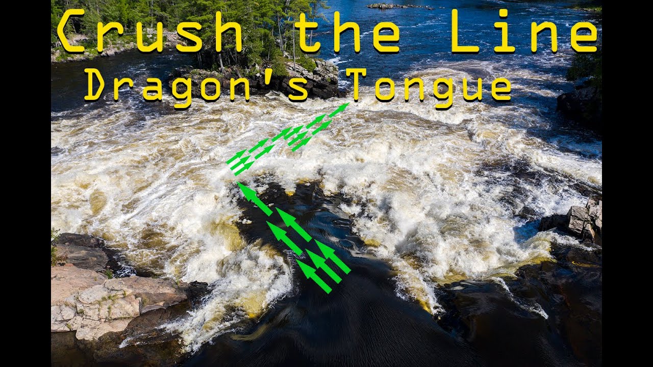 Crush the line: Dragons Tongue, Garvin's Chute, Ottawa River.