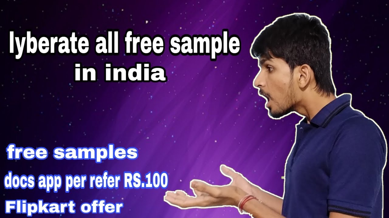 How to get free sample in India , free lyberate sample, free sample, Flipkart offer