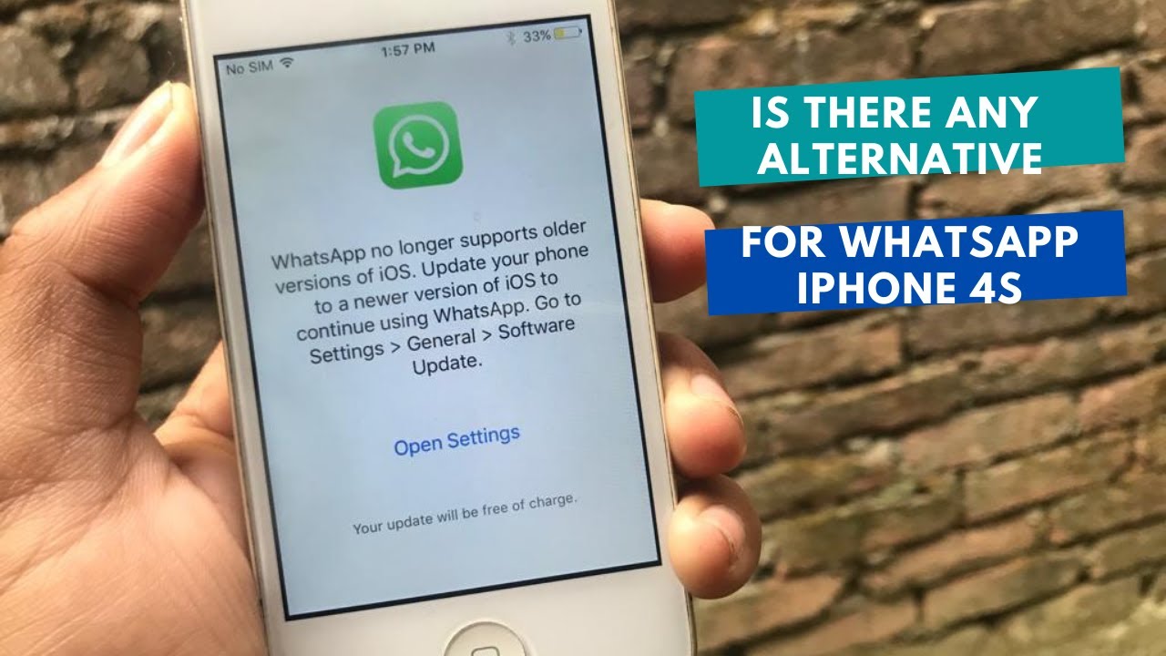 WhatsApp больше не работает на iPhone 4s | Есть ли альтернатива?