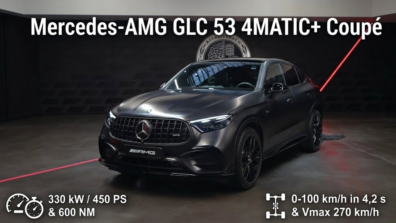 2026 Mercedes-AMG GLC 53 4MATIC+ SUV und Coupé Technik-Update